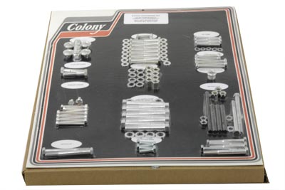 Hardware Dress Up Kit Cadmium for Harley XL 1971-73 Sportsters